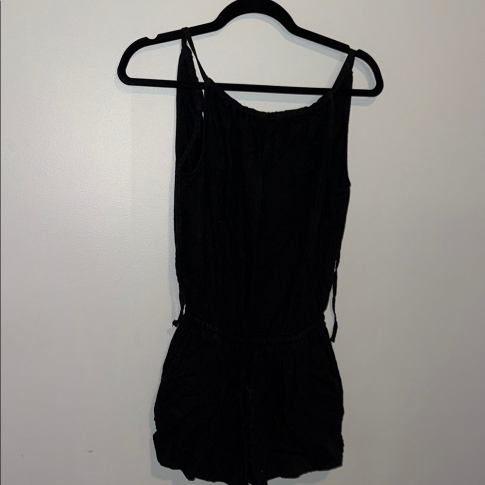 Old Navy Black Sleeveless Romper